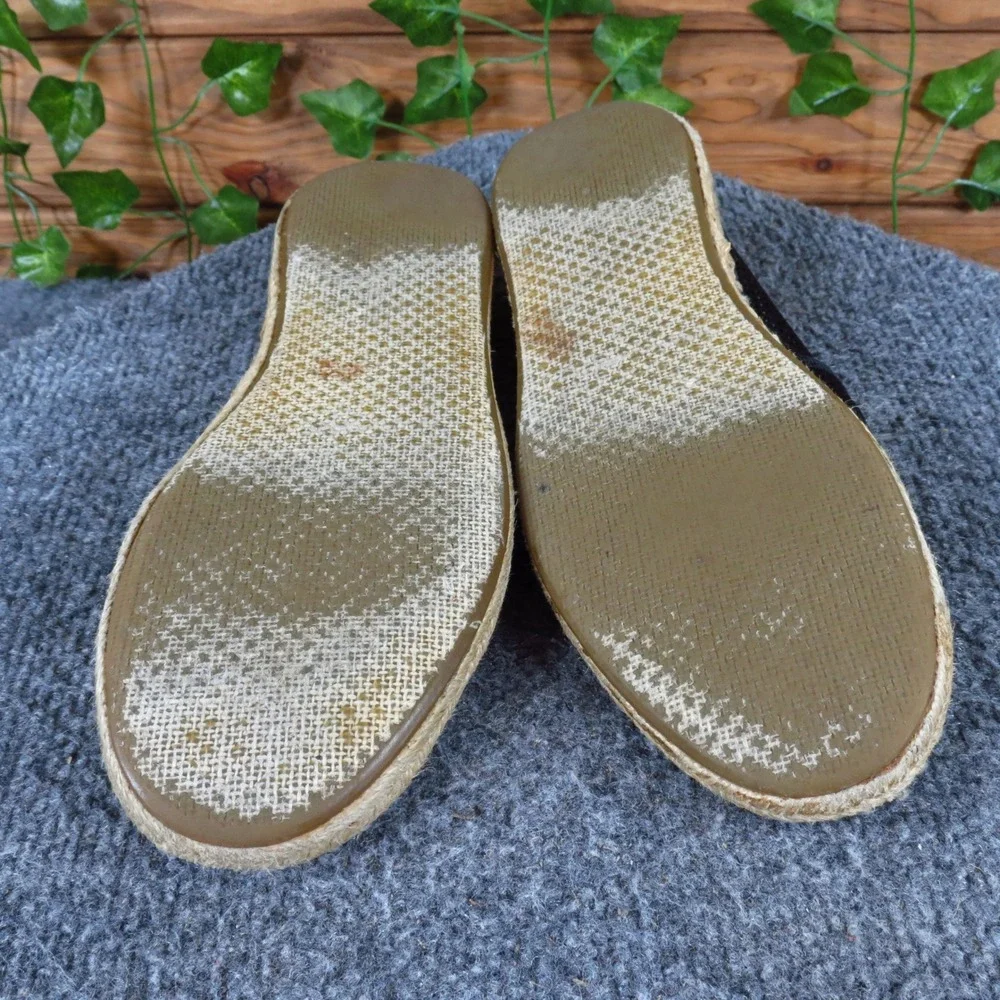 TOMS‎ Damen Mesh Alpargata Womens Espadrille Slip On Size 6.5 Casual Black Mesh